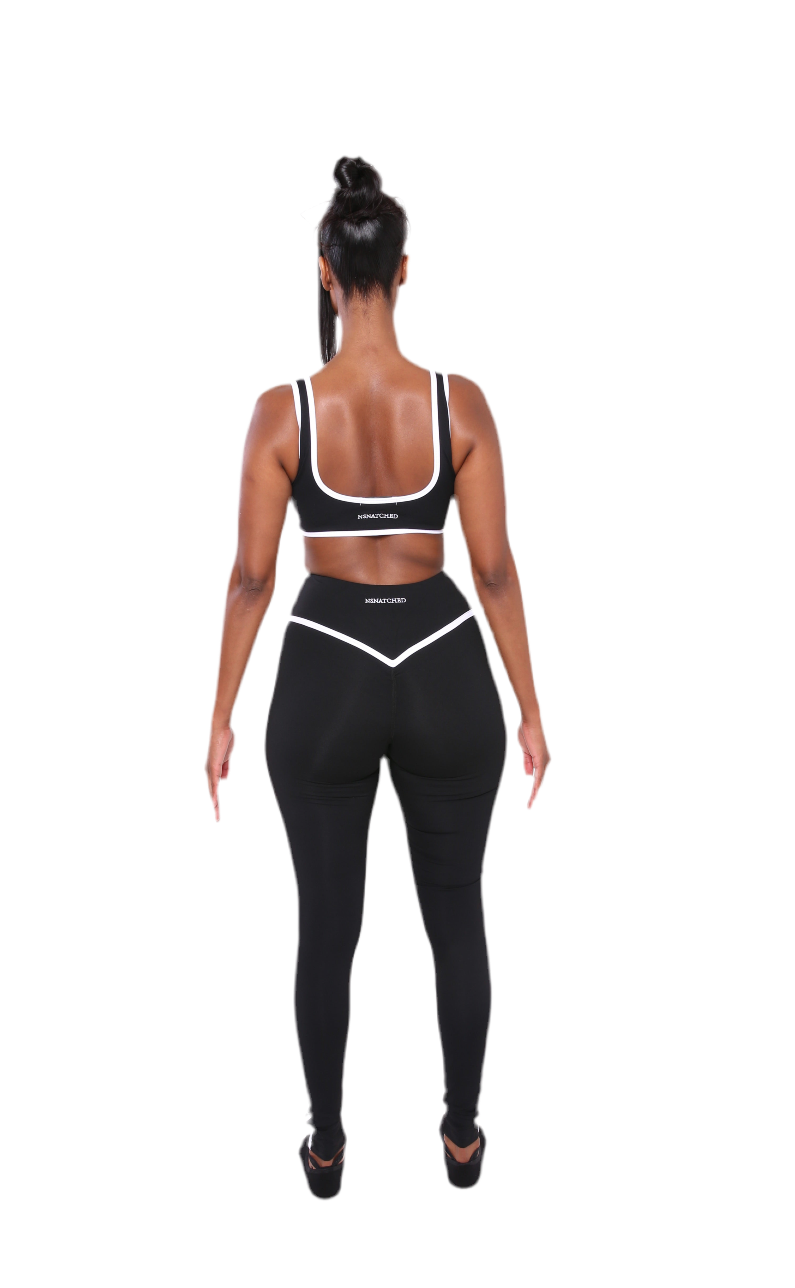 Flow Invisible Scrunch Leggings Black