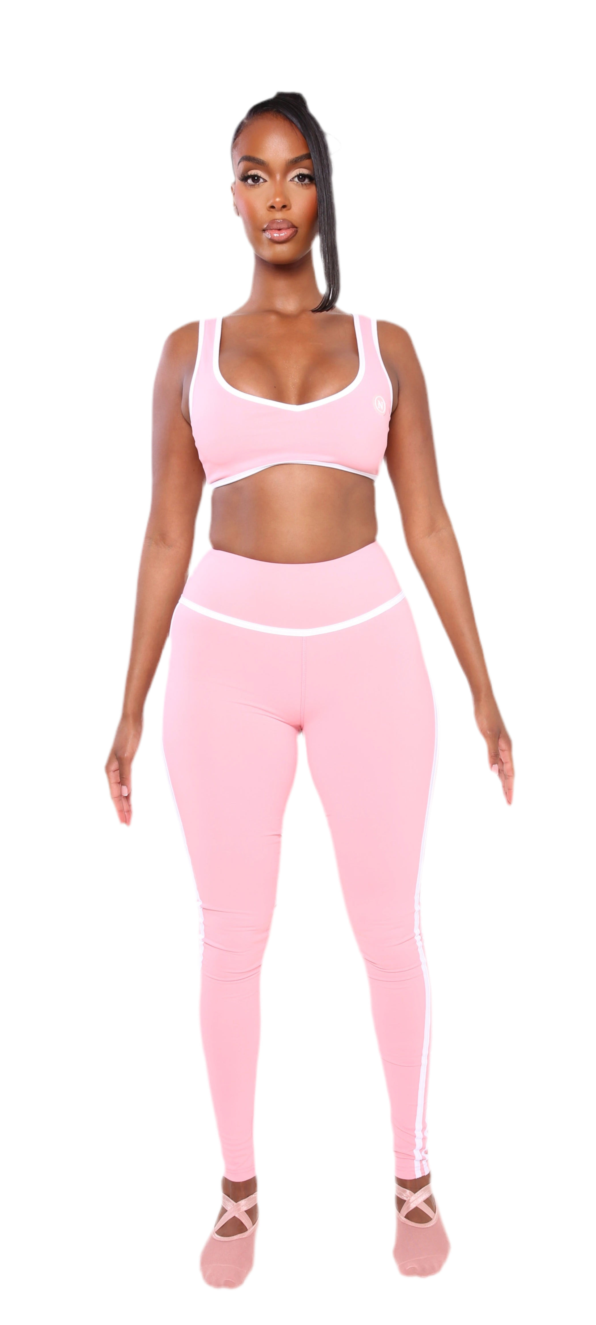 Flow Invisible Scrunch Leggings Pink