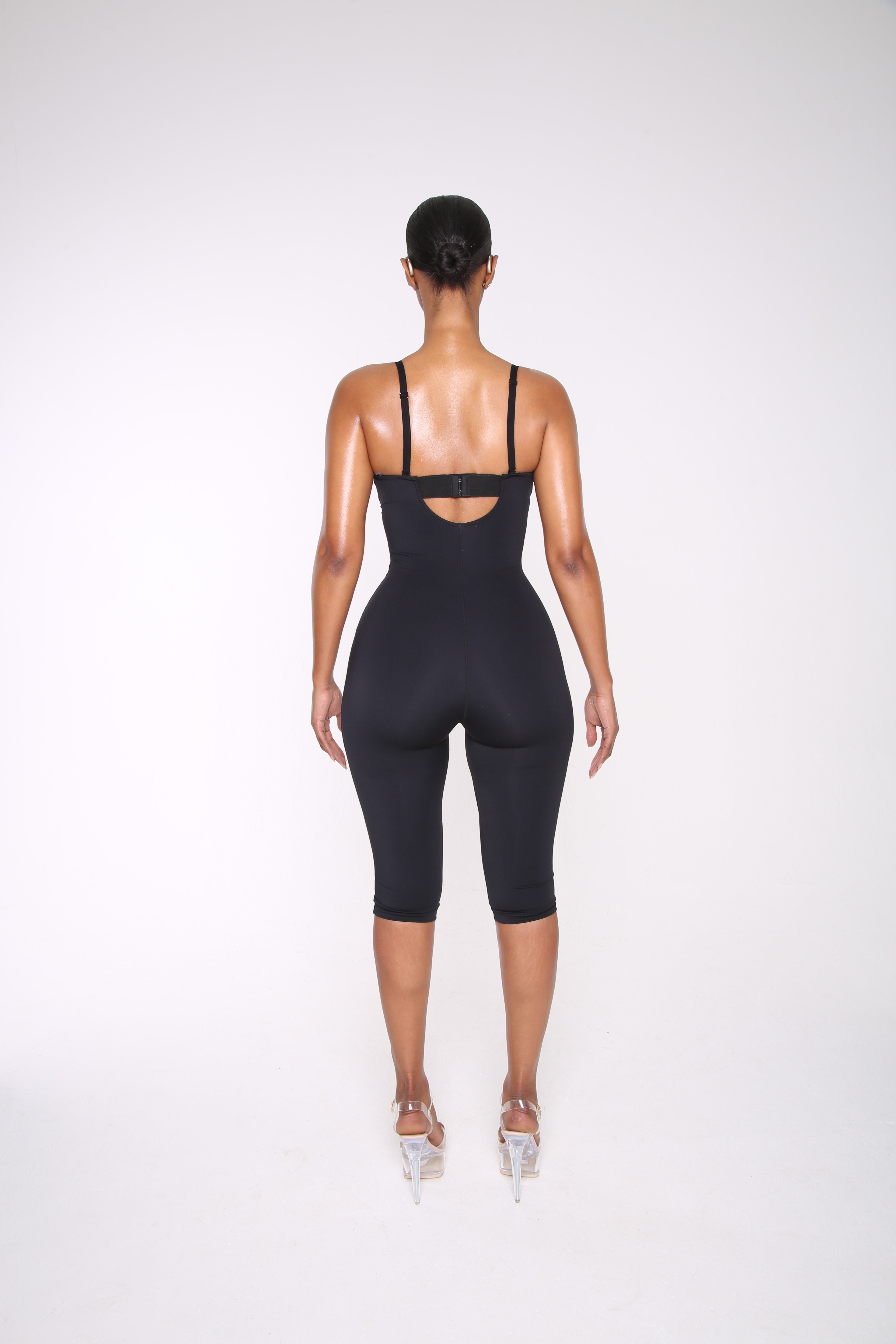 Contourluxe Capri Jumpsuit Black