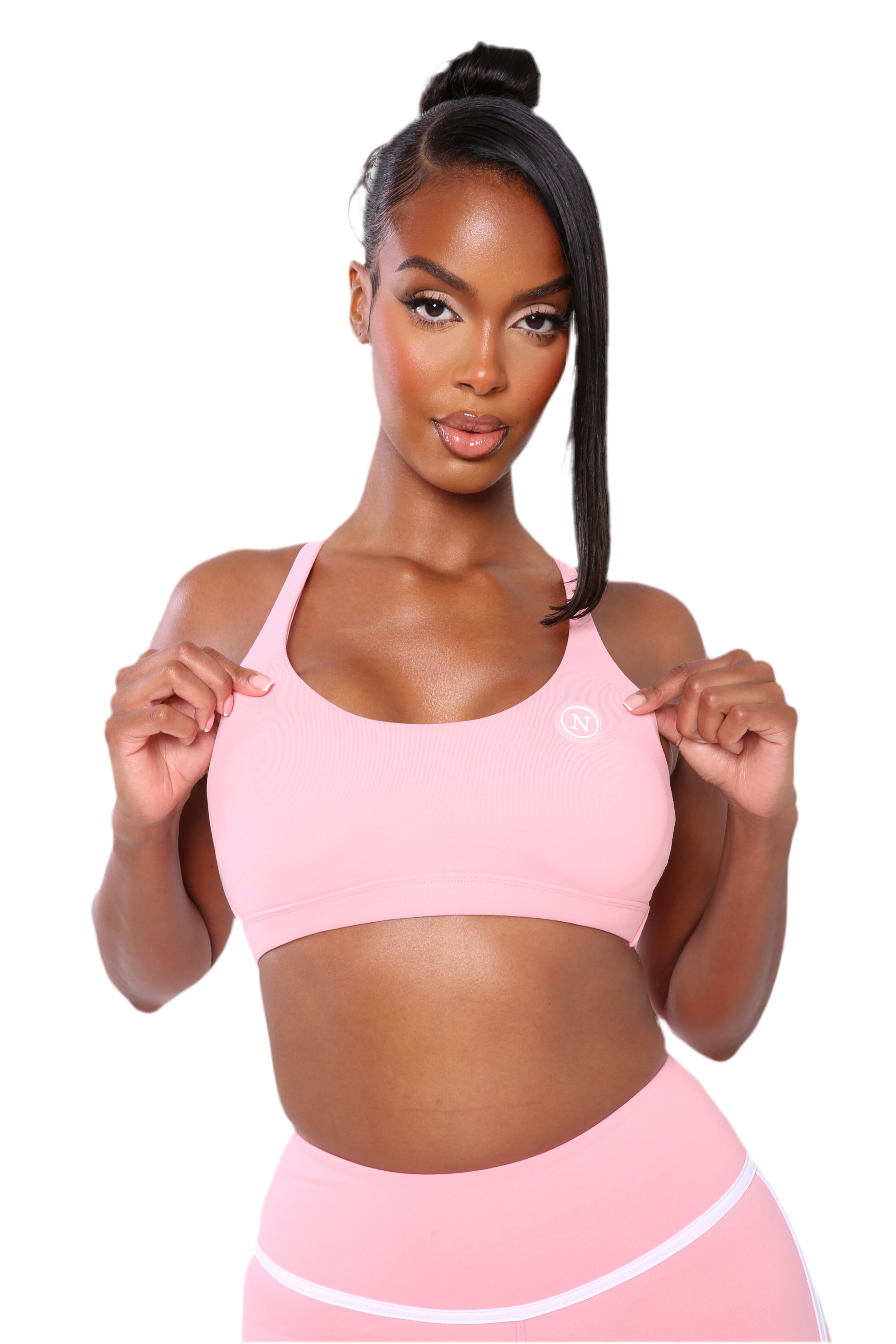 Power Support Sports Bra Pink