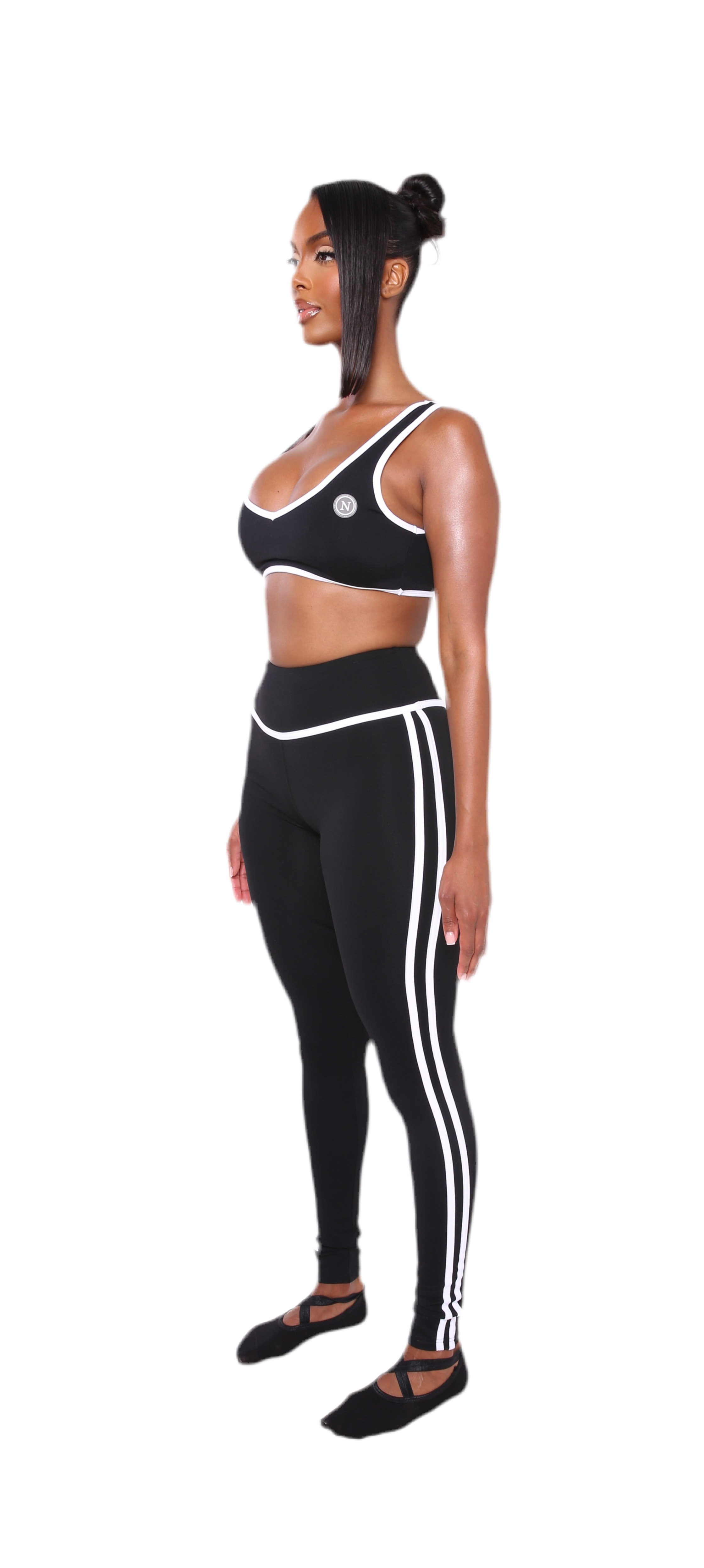 Flow Invisible Scrunch Leggings Black