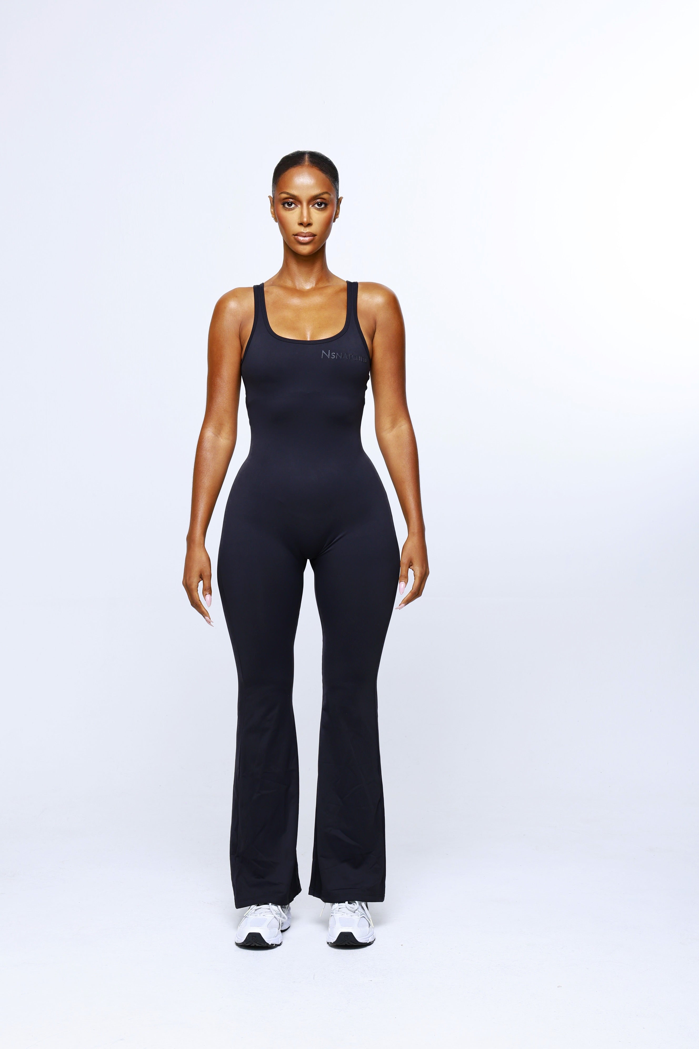 SLEEVELESS SCRUNCH JUMPSUIT