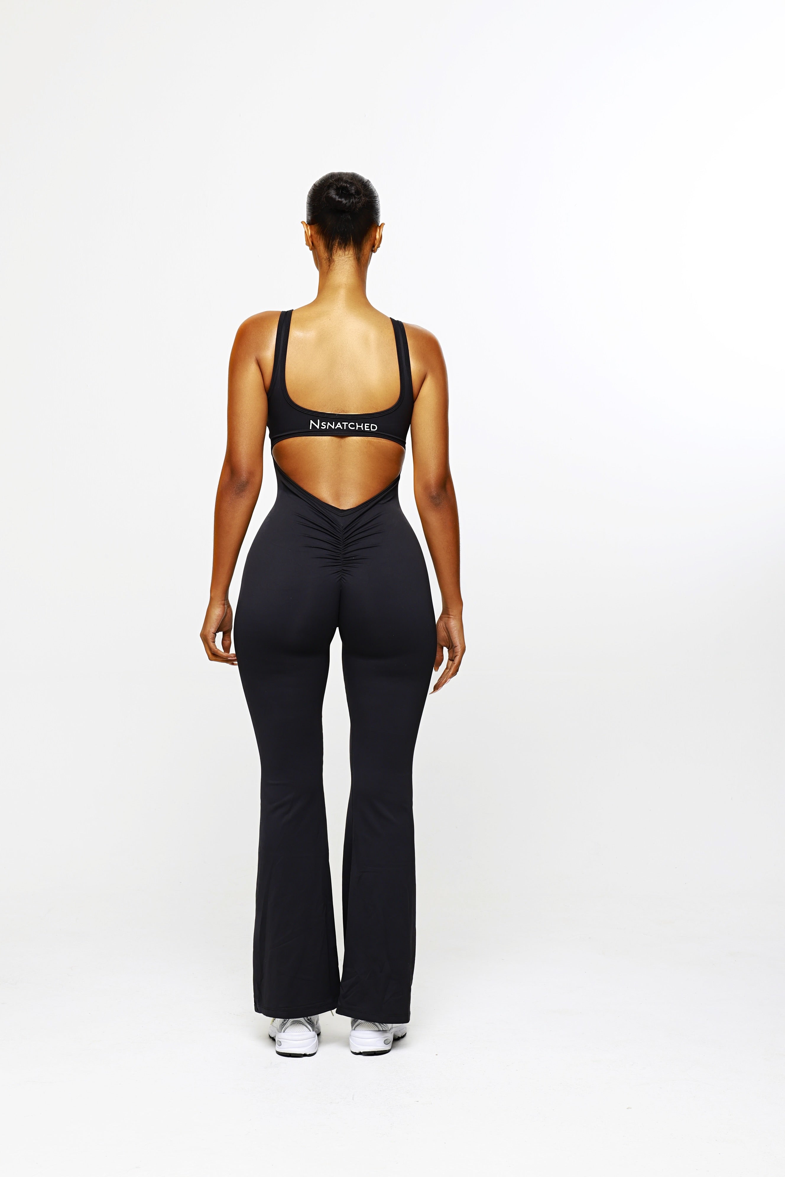 SLEEVELESS SCRUNCH JUMPSUIT