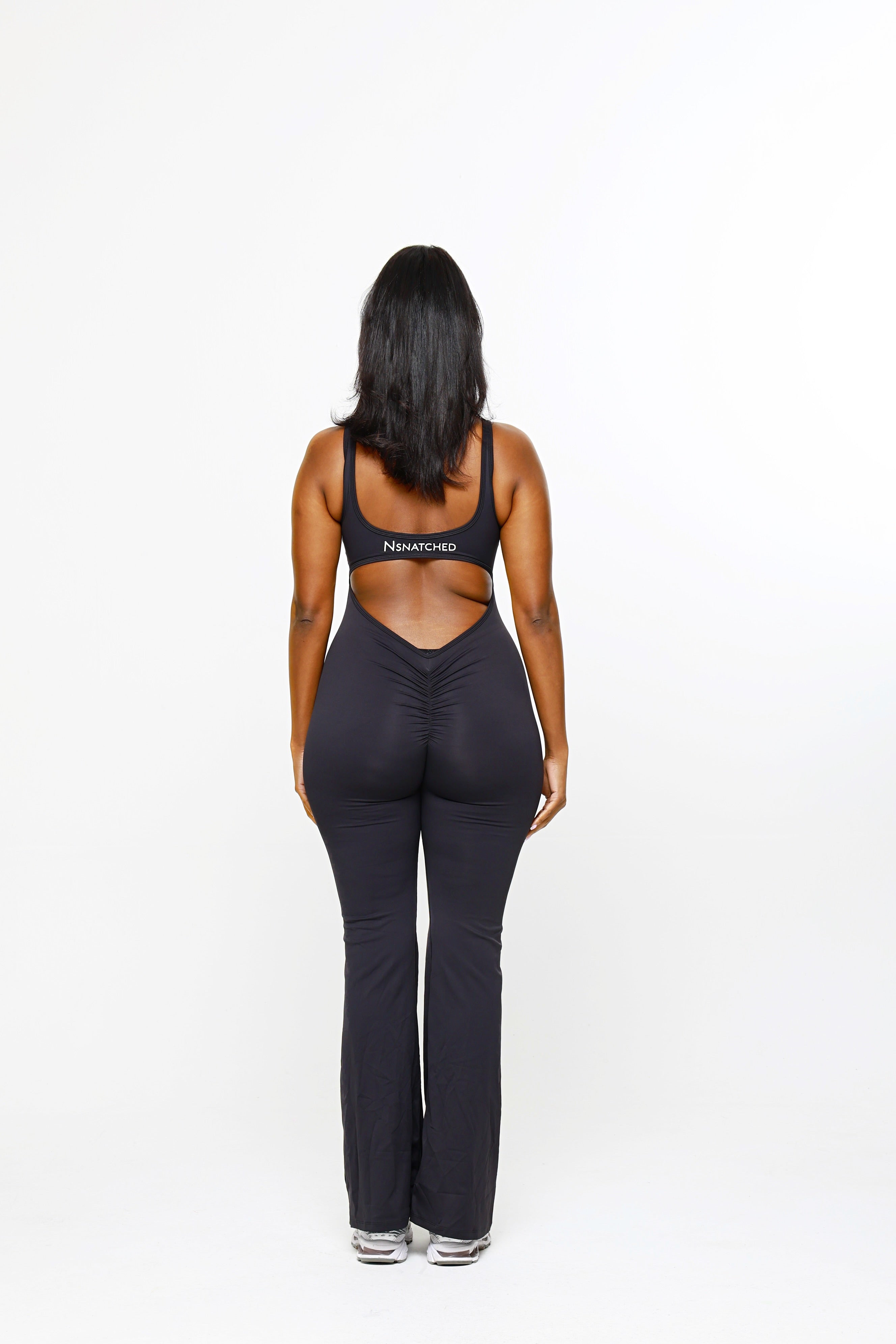 SLEEVELESS SCRUNCH JUMPSUIT