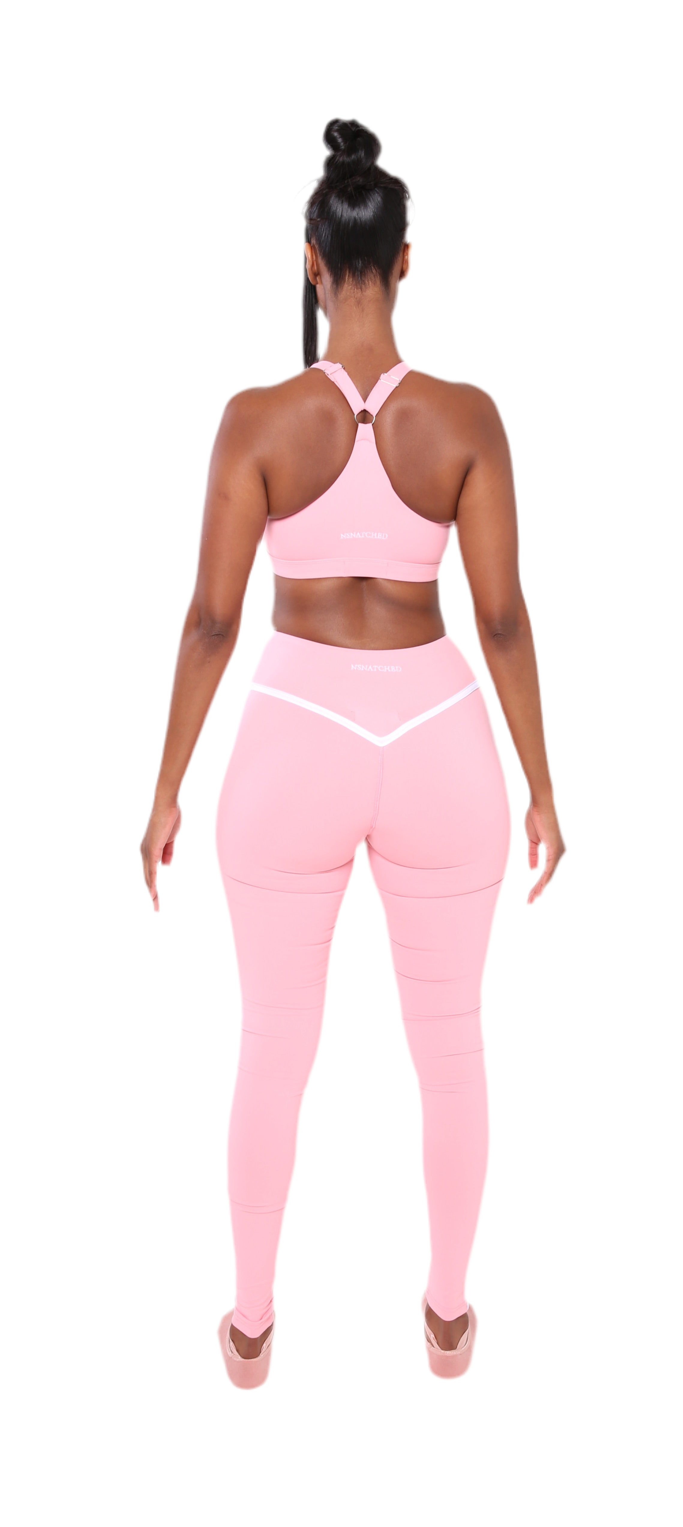 Flow Invisible Scrunch Leggings Pink