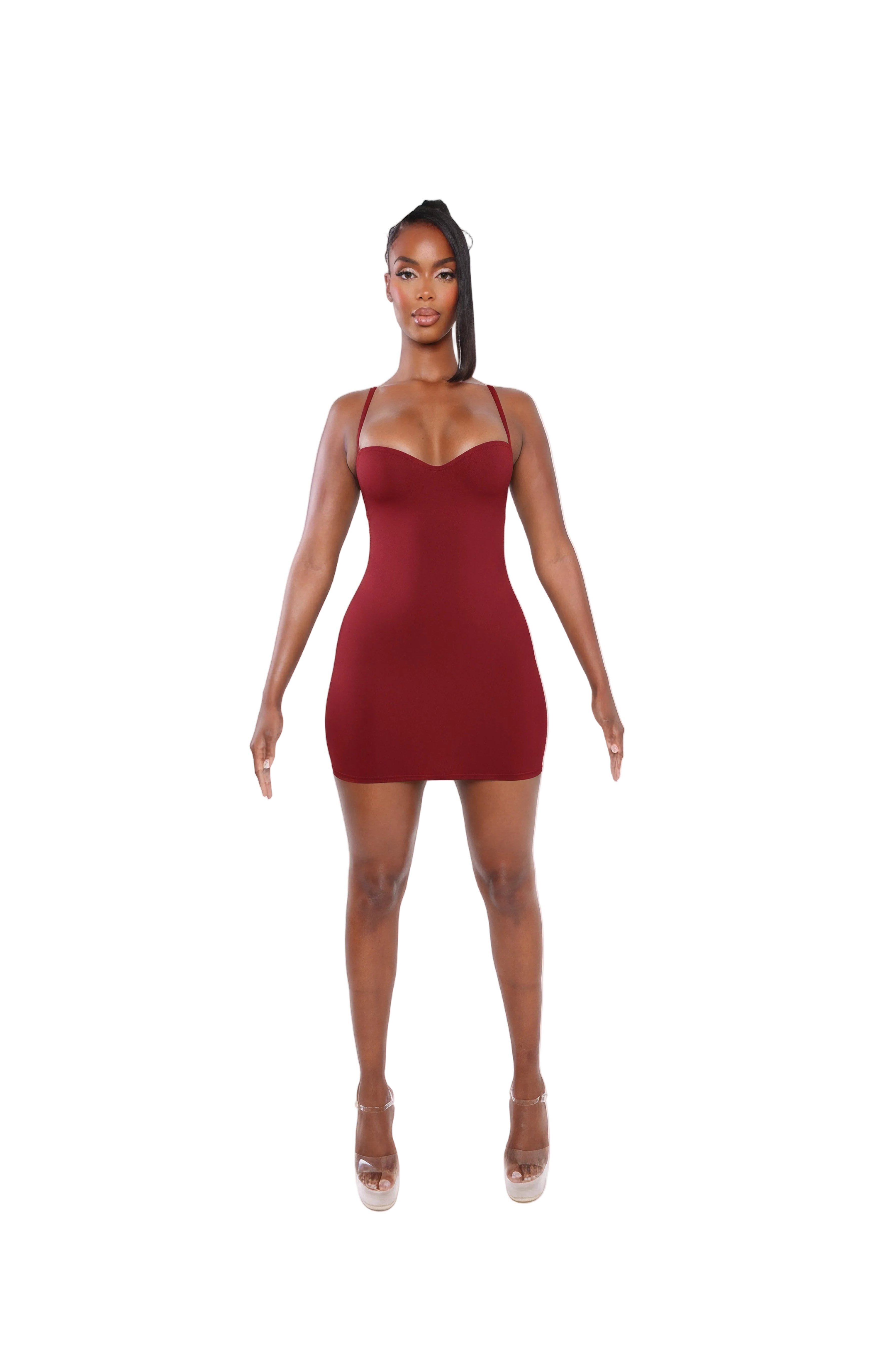 Contourluxe Mini Dress Red