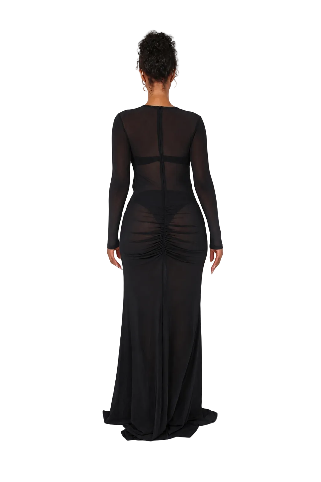 Sienna Draped Maxi Black